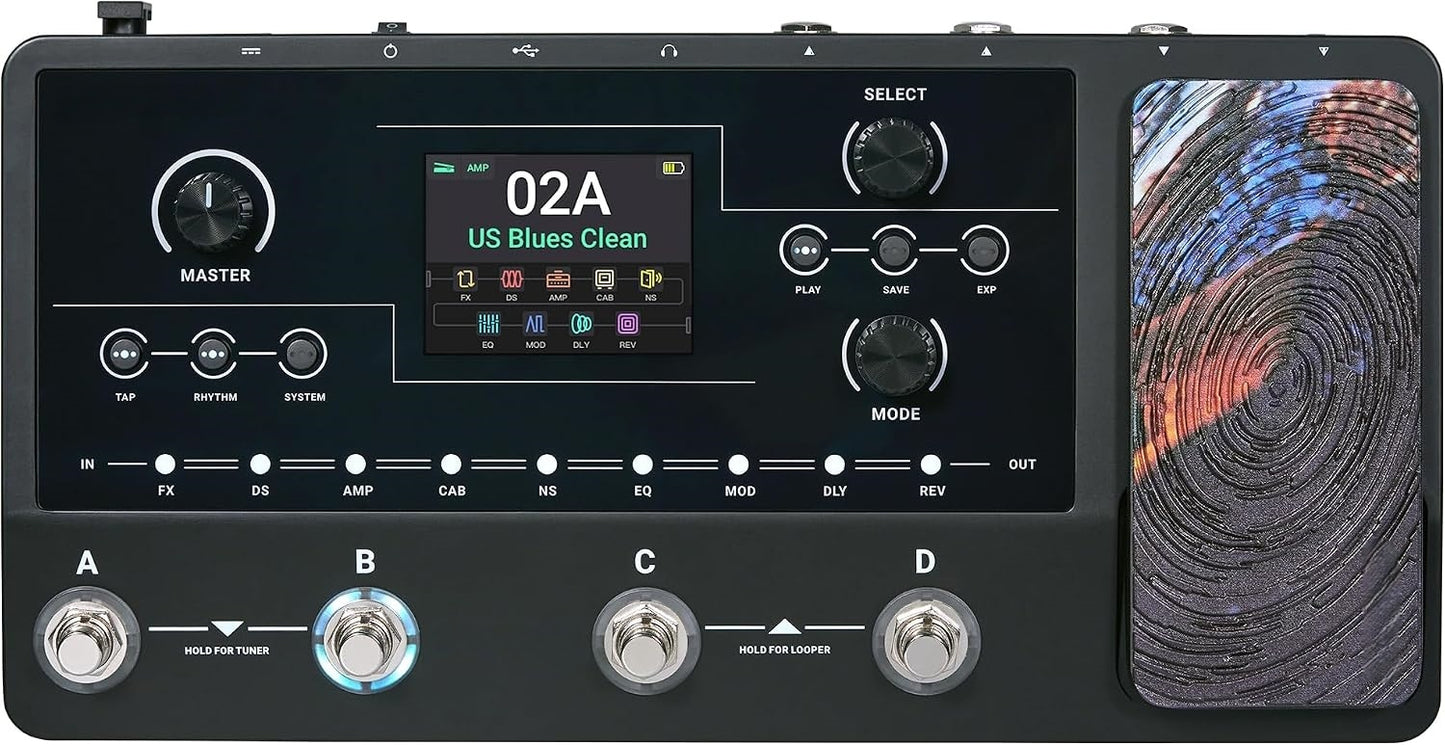 200 Tones, 55 Amps, 9 Hours of Freedom. Your Entire Rig in One Pedal.