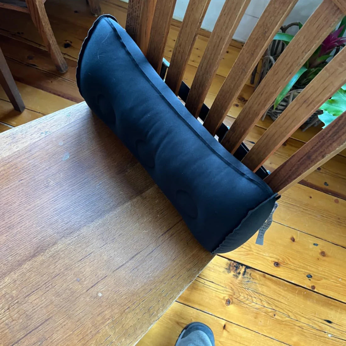 Inflatable Lumbar Support Pillow for Travel and Office