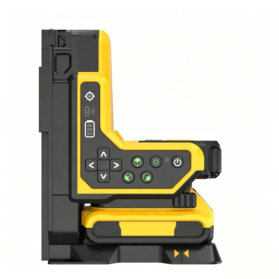 PRECISION ALIGNMENT, HANDS‑FREE – Remote Fine Tuning, 3‑Point Leveling System