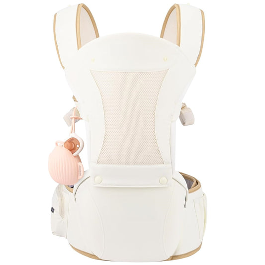 2‑in‑1 Baby Carrier & Detachable Hip Seat