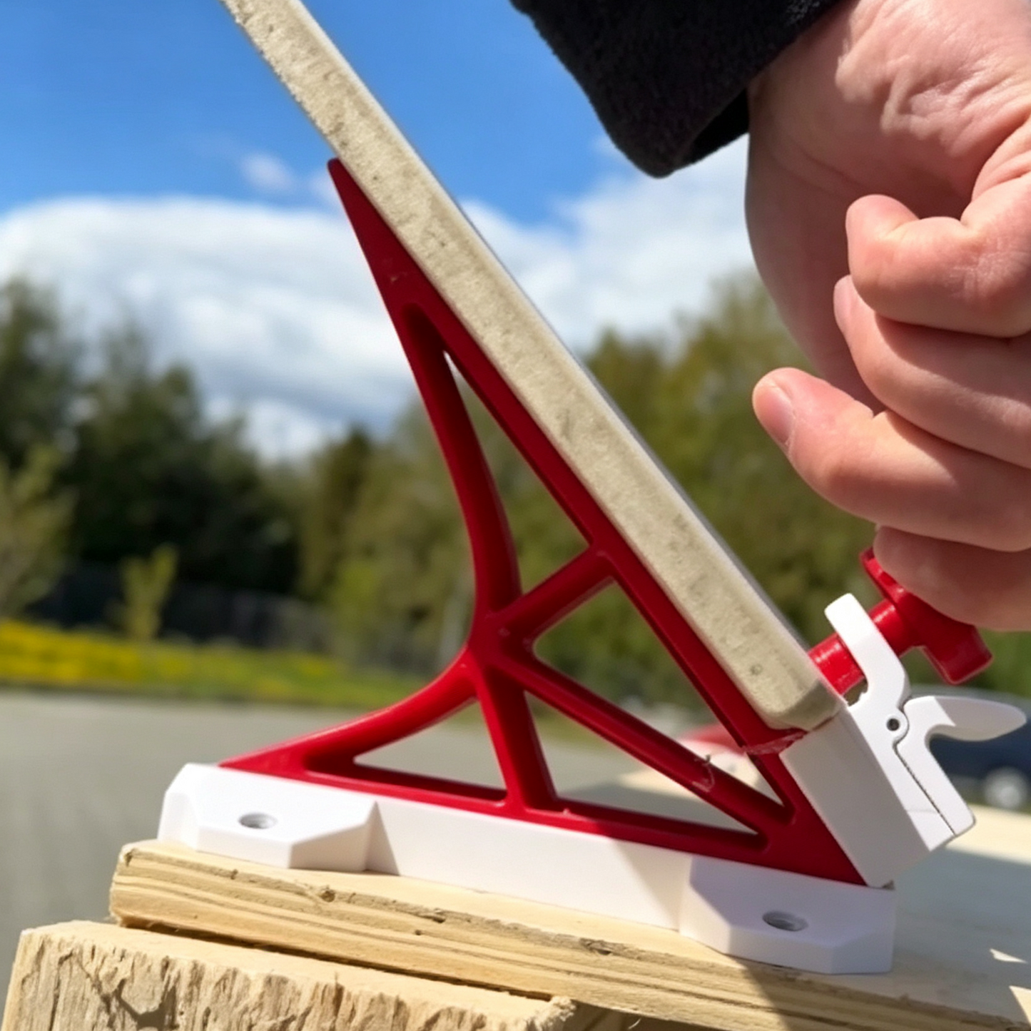 Professional Large Inclined Tile Support for Precision Angle Cutting