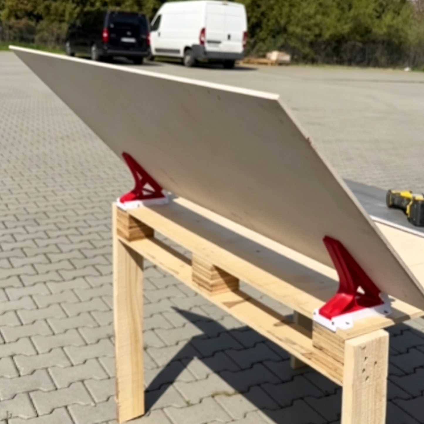 Professional Large Inclined Tile Support for Precision Angle Cutting