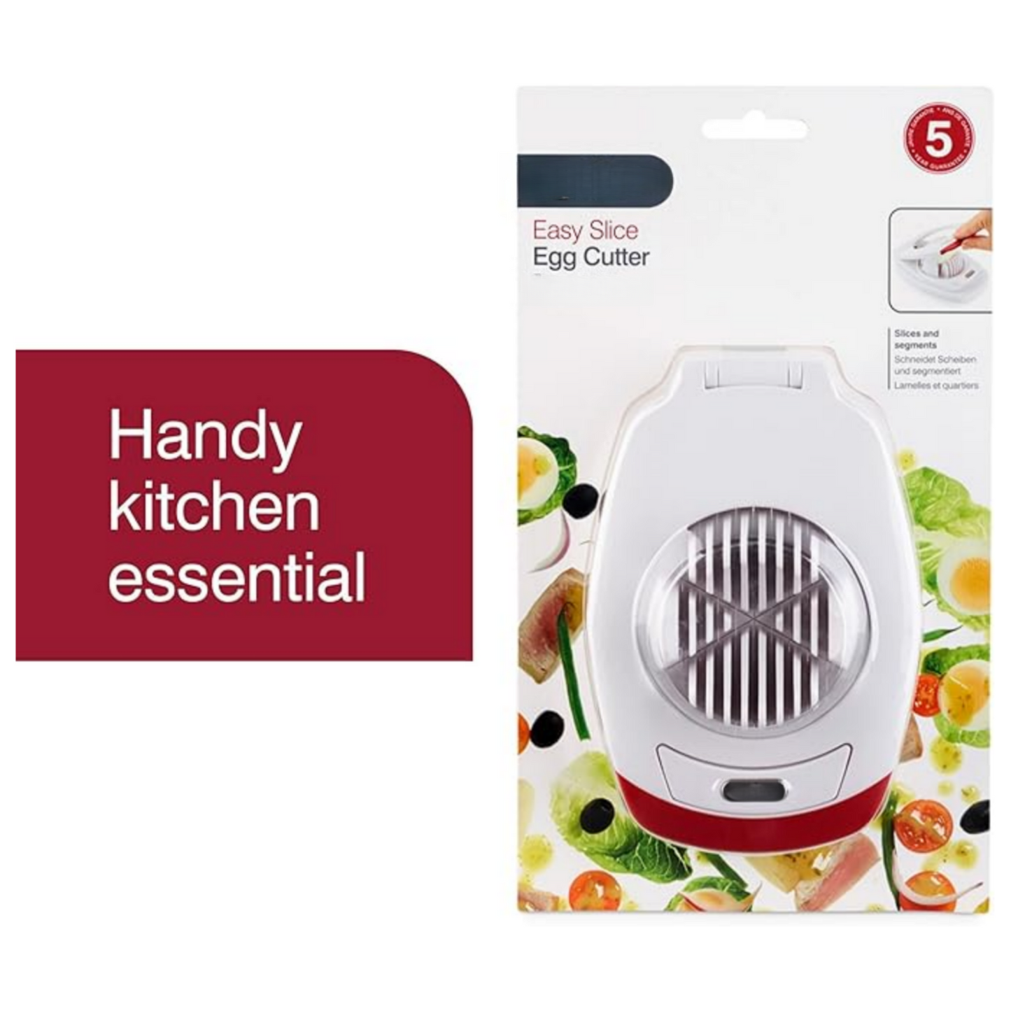 Multi‑Purpose Egg Slicer & Wedger