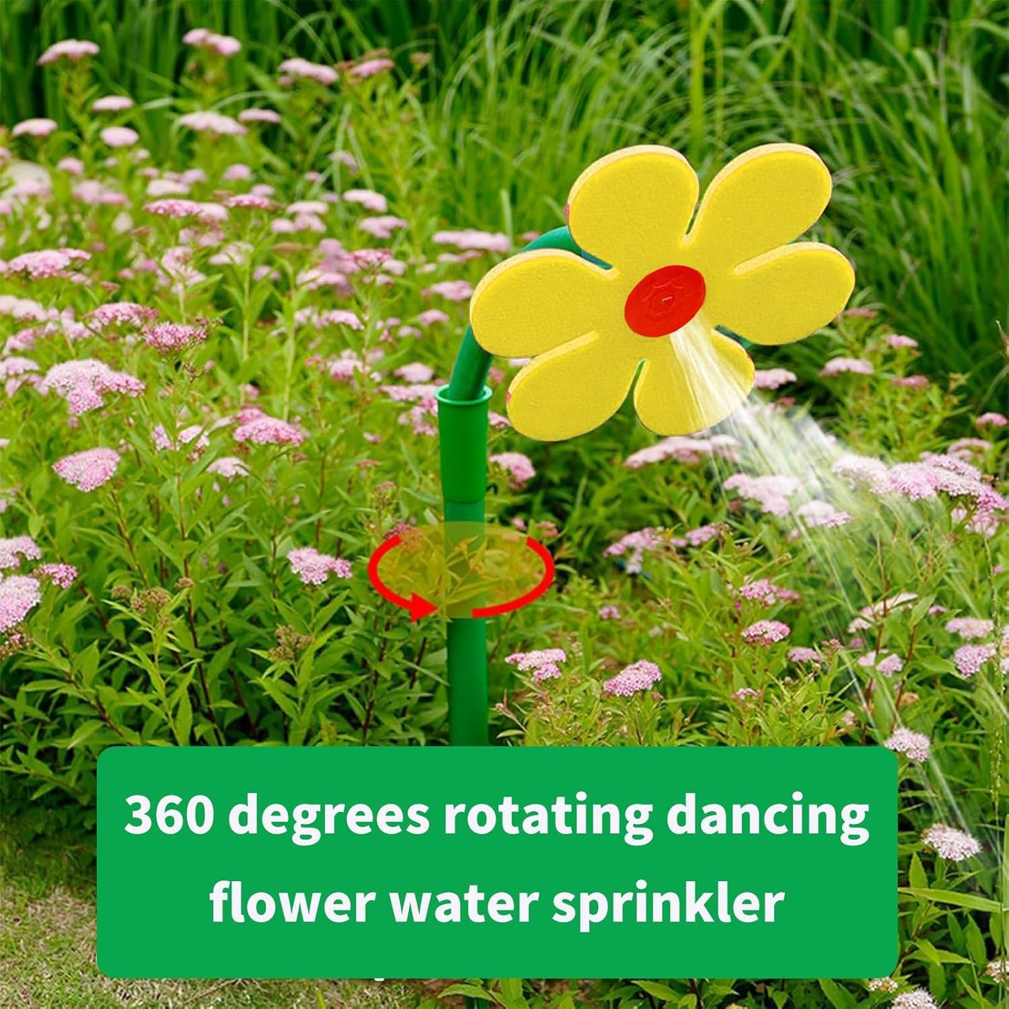 Dancing Sunflower Sprinkler – No Batteries, Just Crazy Fun