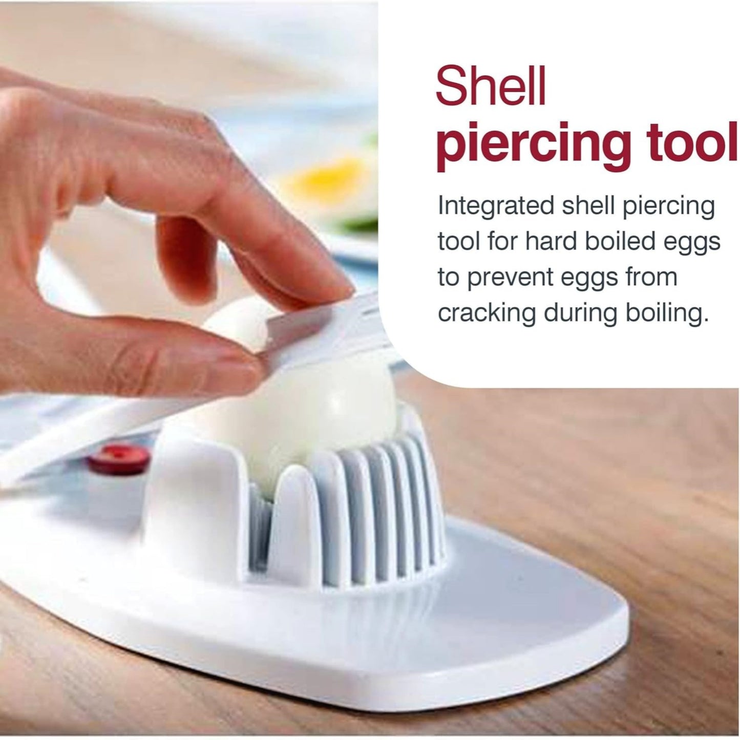 Multi‑Purpose Egg Slicer & Wedger