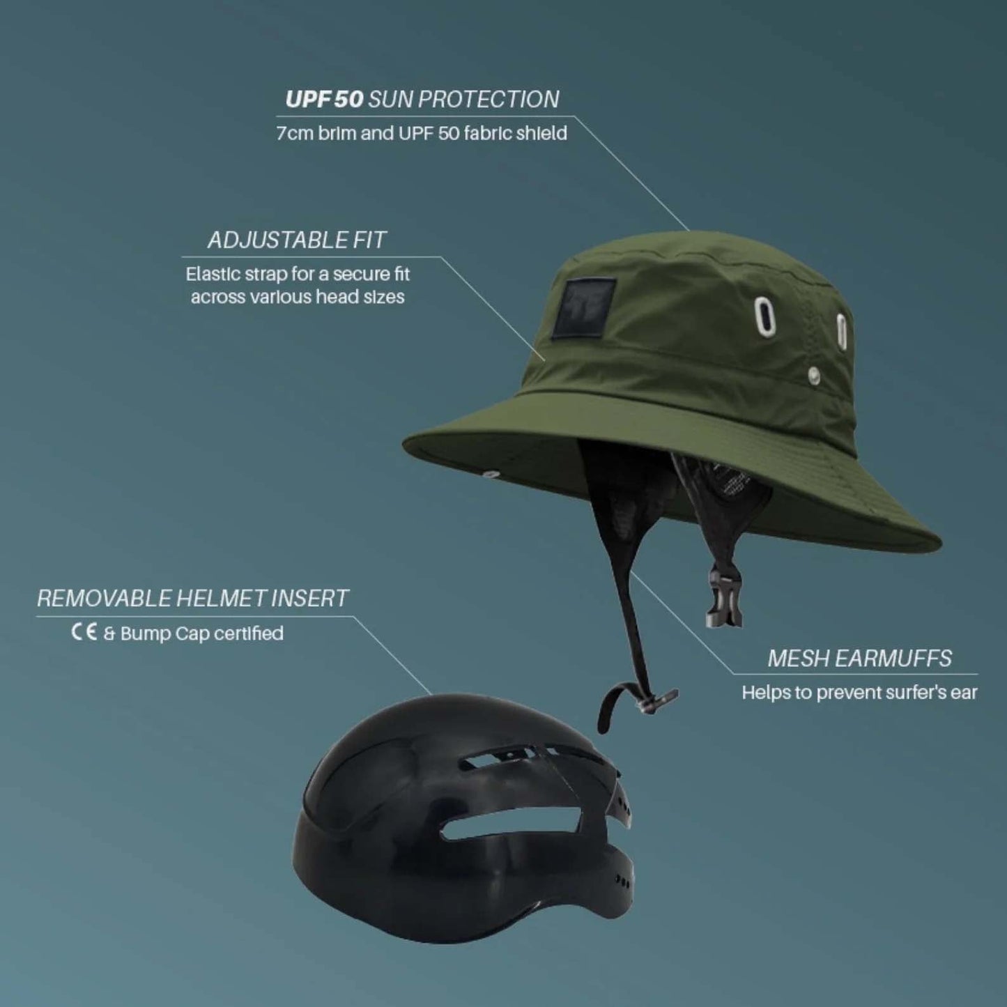 Protective Surf Hat for Ocean Adventures