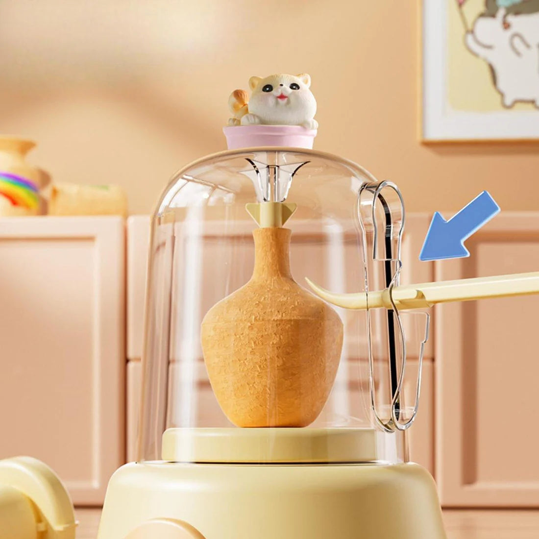Kids Electric Pottery Wheel – Portable USB Clay Art Toy