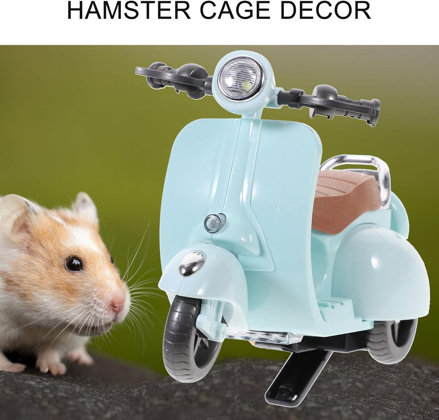 Hamster Motorcycle Toy with Music & Motion