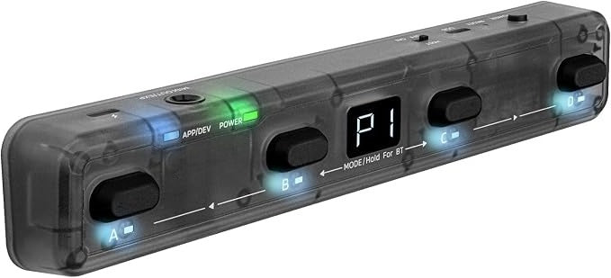 One Stomp. 16 Commands. Pocket‑Sized. Stage‑Ready.