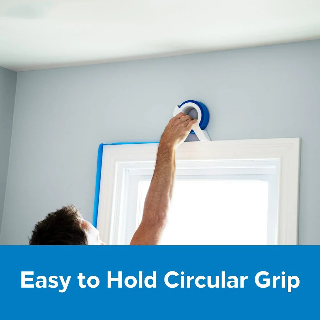 Blue Painter’s Tape Applicator with Starter Tape Roll