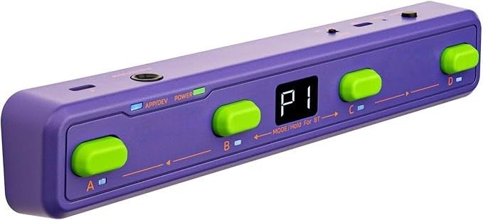 One Stomp. 16 Commands. Pocket‑Sized. Stage‑Ready.