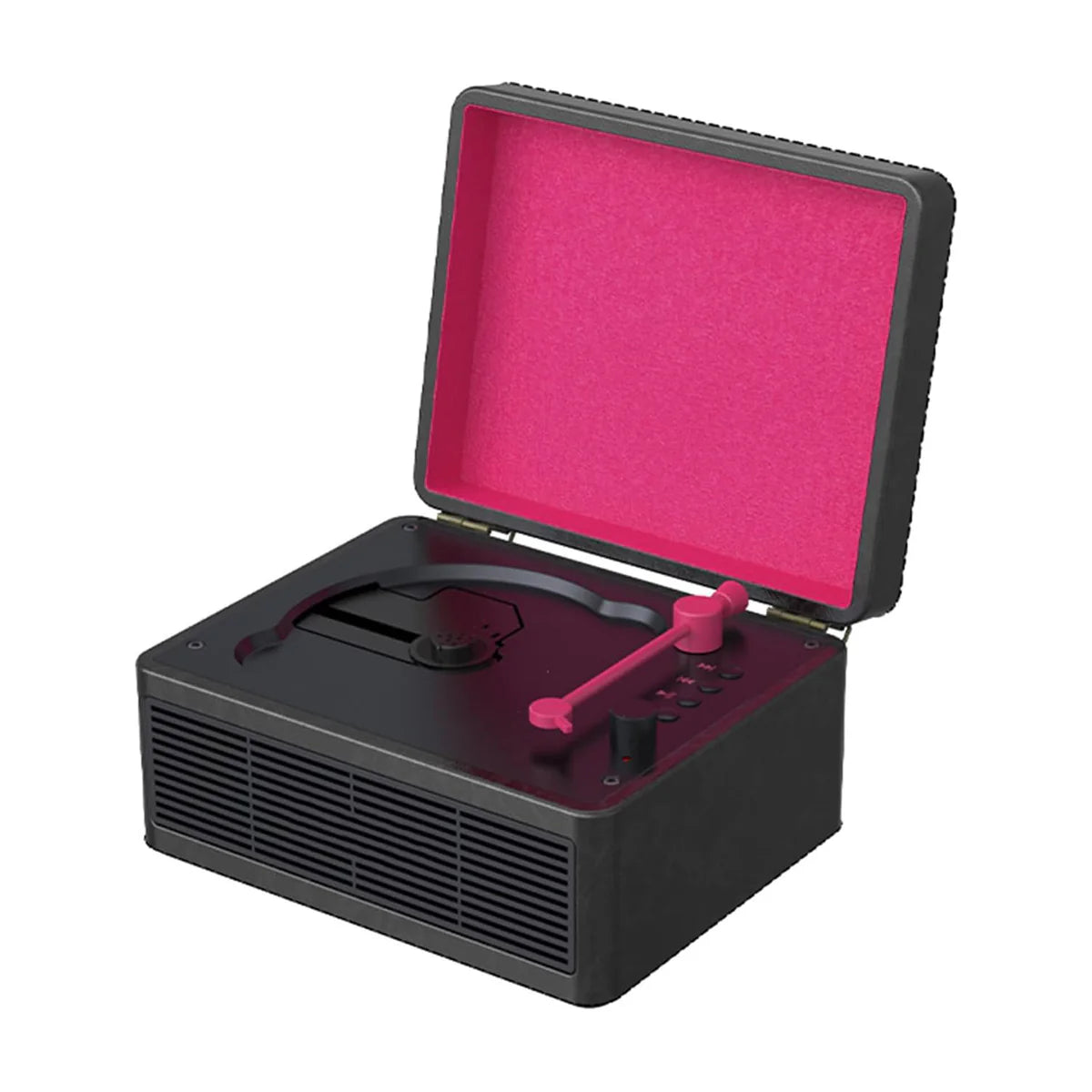 RETRO SUITCASE CD PLAYER – Bluetooth 5.2, 2000mAh Battery, Vintage Style