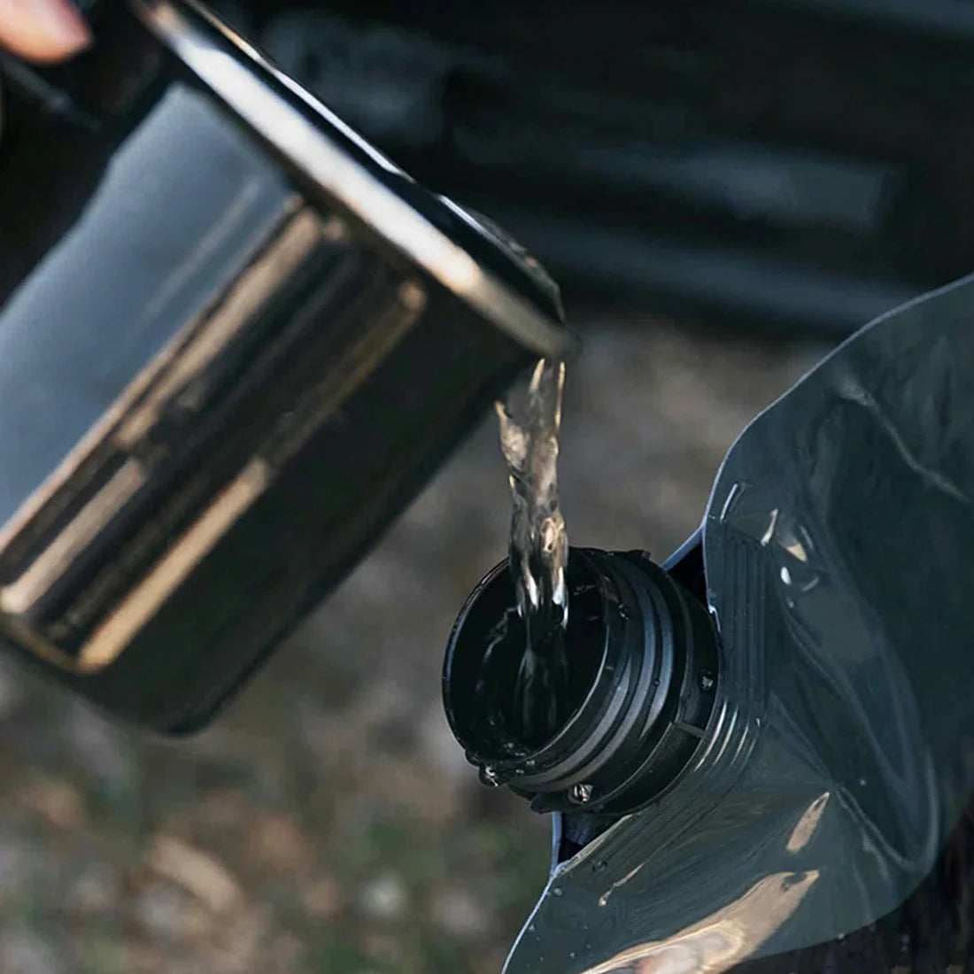 Portable Camping Water Storage Bag with Faucet & Handle