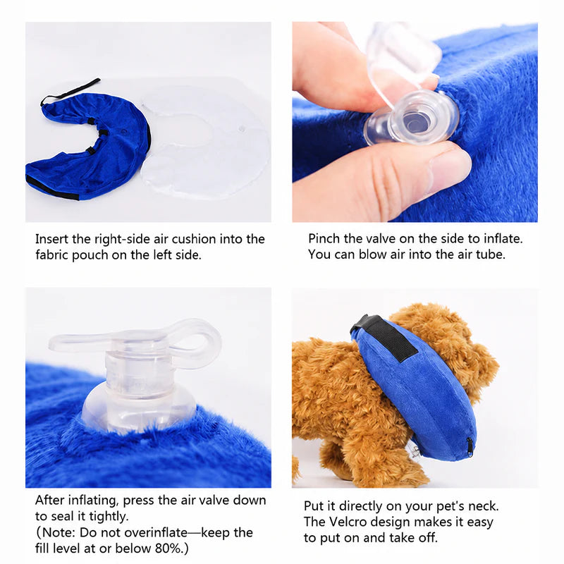 Keep Your Dog Afloat – Inflatable Safety Neck Ring for Swimming