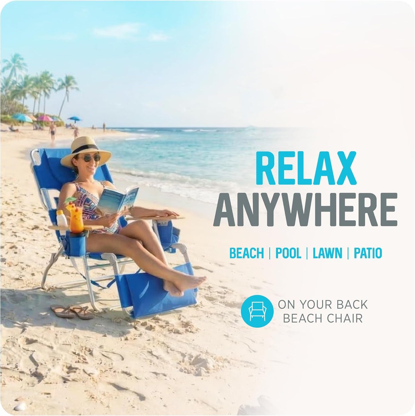 Luxury 3-in-1 Foldable Outdoor Lounger