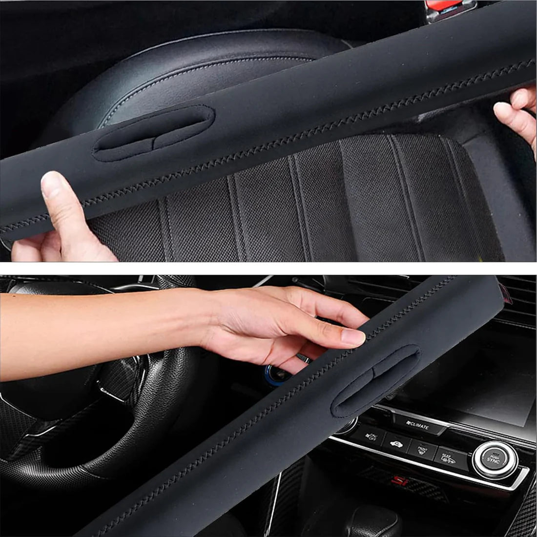 Car Gap Filler Prevent Items from Falling into the Gap | Universal Fit, Durable, Easy to Install