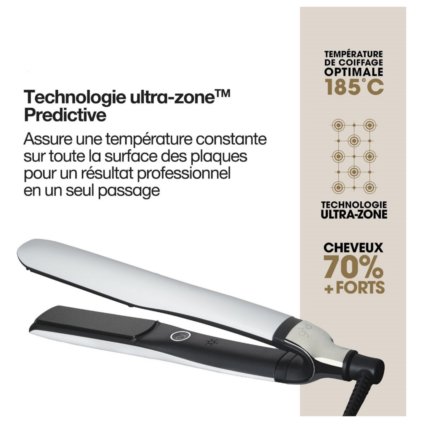 Stronger, Brighter Hair in One Pass – Adaptive Professional Straightener for Colored & Damaged Hair