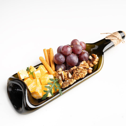 Melted Bottle Shaped Decorative Tray