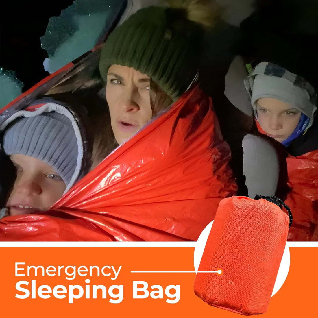 Emergency Sleeping Bag – Ultralight Waterproof Thermal Shelter