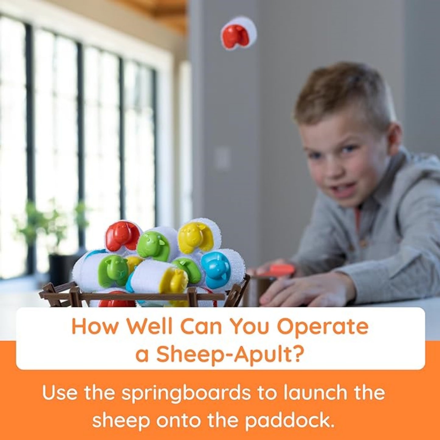 Launch Sheep Like a Pro – Best-Seller Family Board Game for Kids & Adults, 2-4 Players