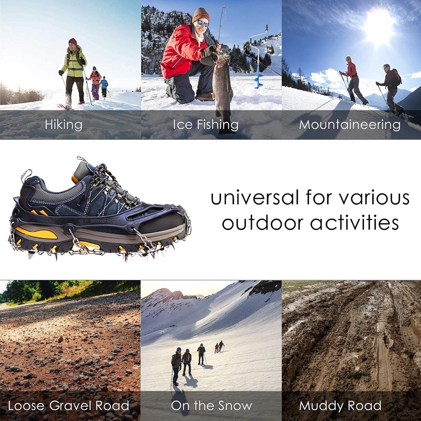 Master the Ice – 19-Spike Arctic Crampons