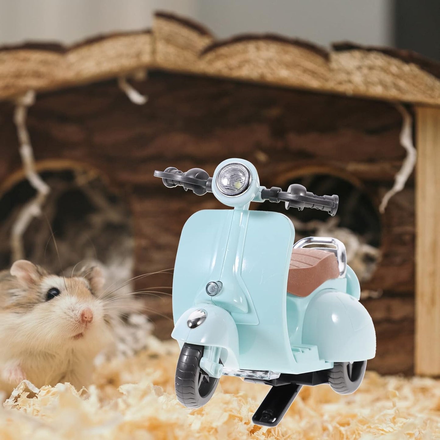 Hamster Motorcycle Toy with Music & Motion