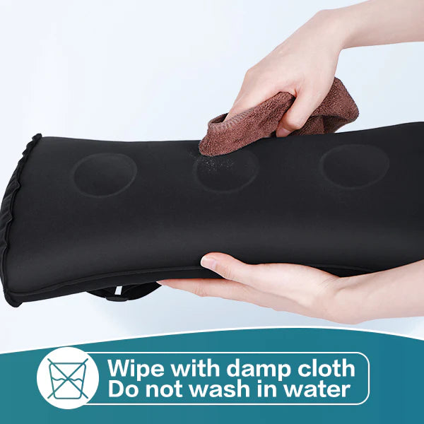 Inflatable Lumbar Support Pillow for Travel and Office