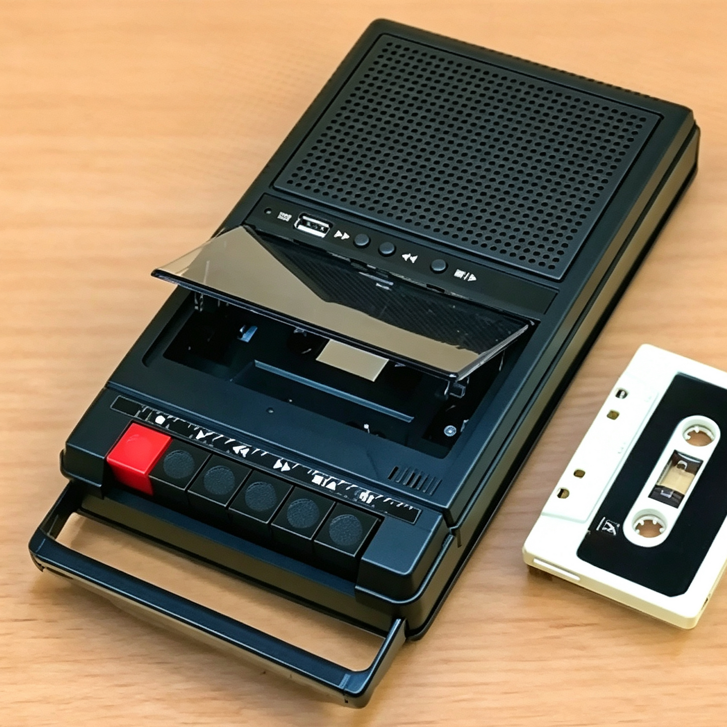 4-Button Variable Speed Cassette Player Instrument Converter