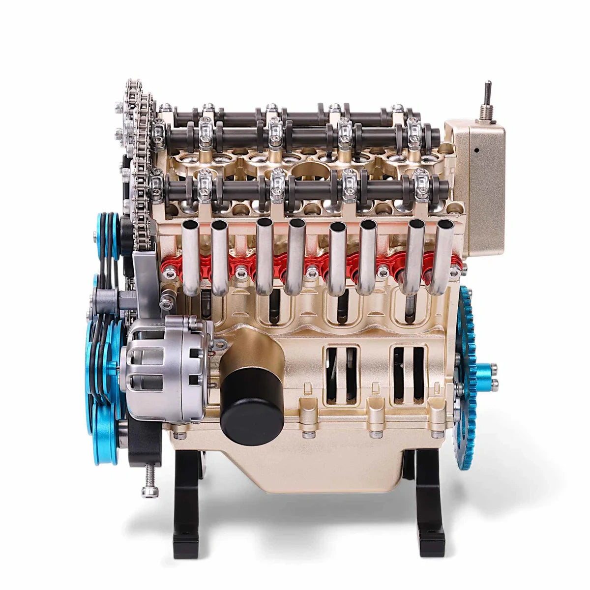 Build a Running V8 Engine – 500+ Pcs Metal Assembly Model Kit