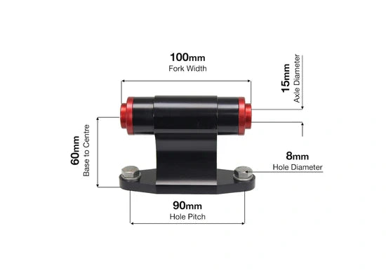 MTB FORK MOUNT – 15x110 Boost, Rail-Fitting, Secure Transport