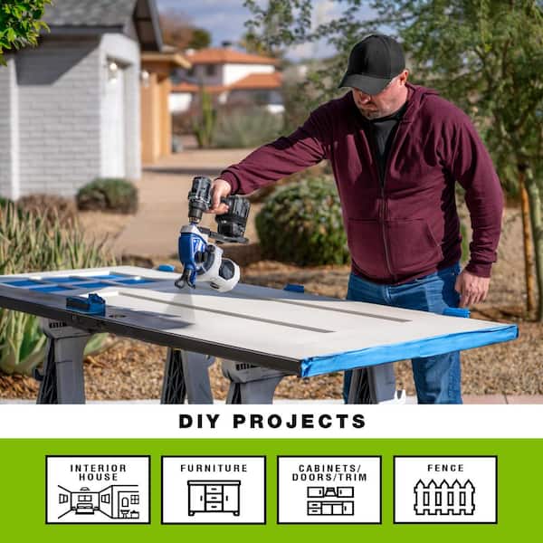 THE CORDLESS SPRAYER THAT WORKS WITH YOUR DRILL – No Thinning, No Hoses, No Limits