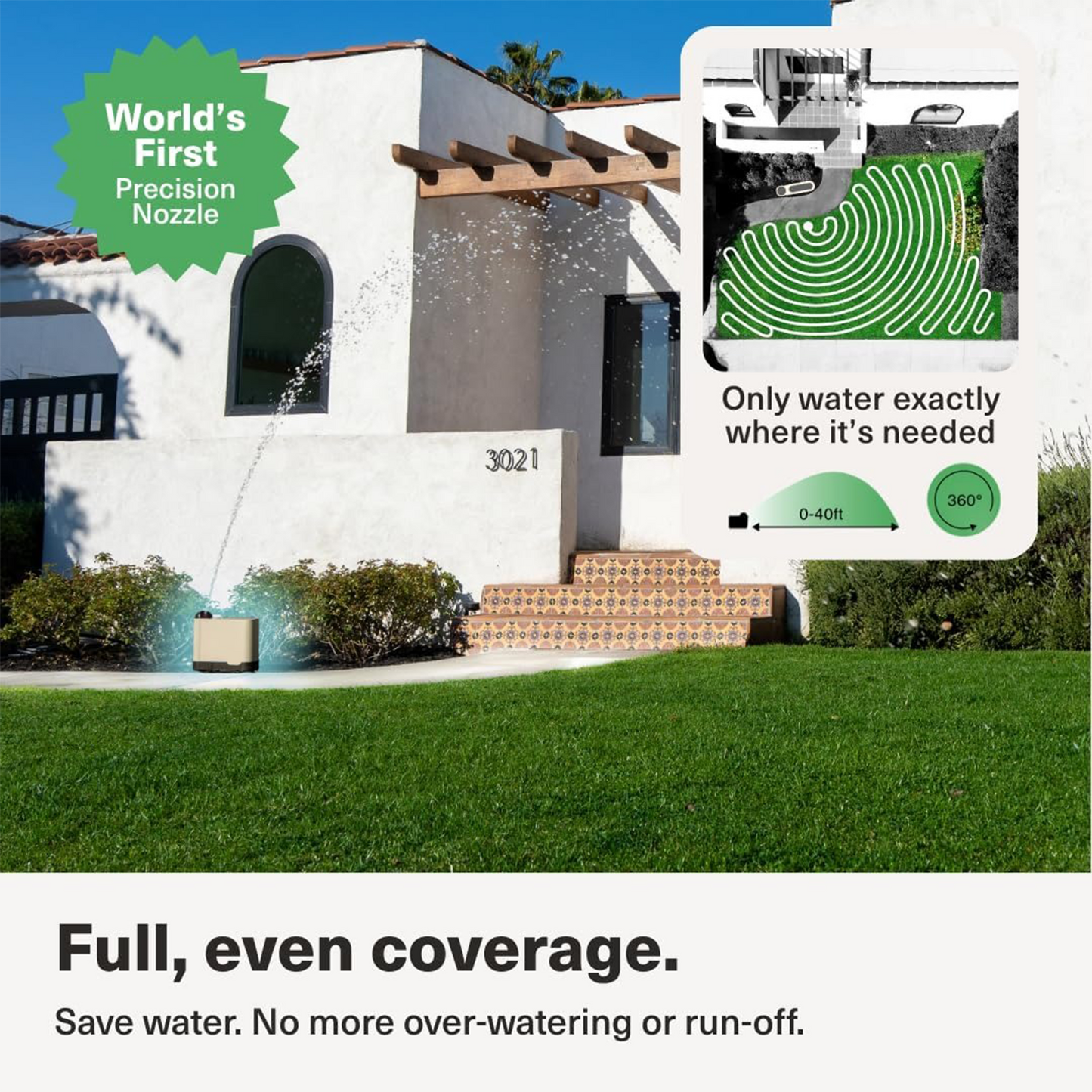 Smart Solar App-Controlled Lawn Sprinkler System with Weather Sensing Technology