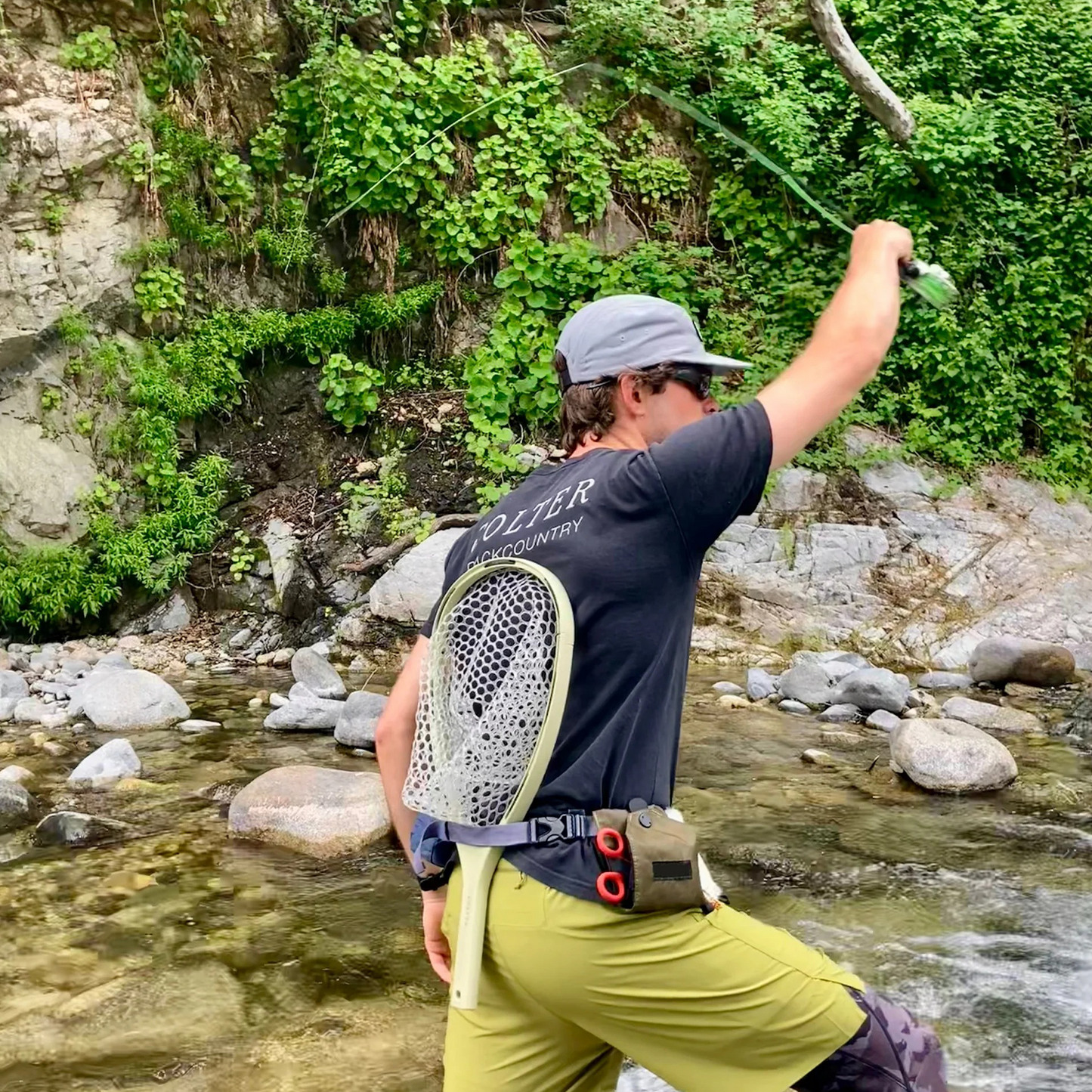 Ultralight Minimalist Backcountry Fly Fishing Pack
