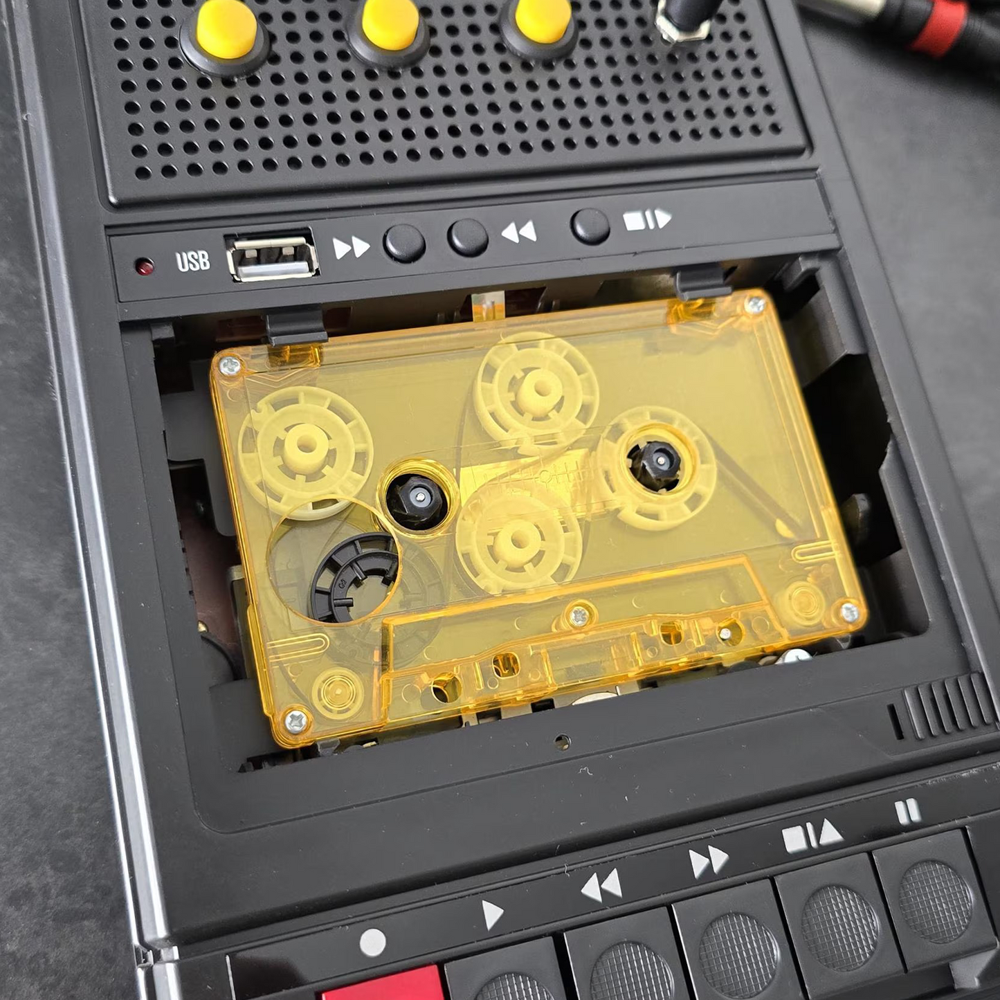 4-Button Variable Speed Cassette Player Instrument Converter