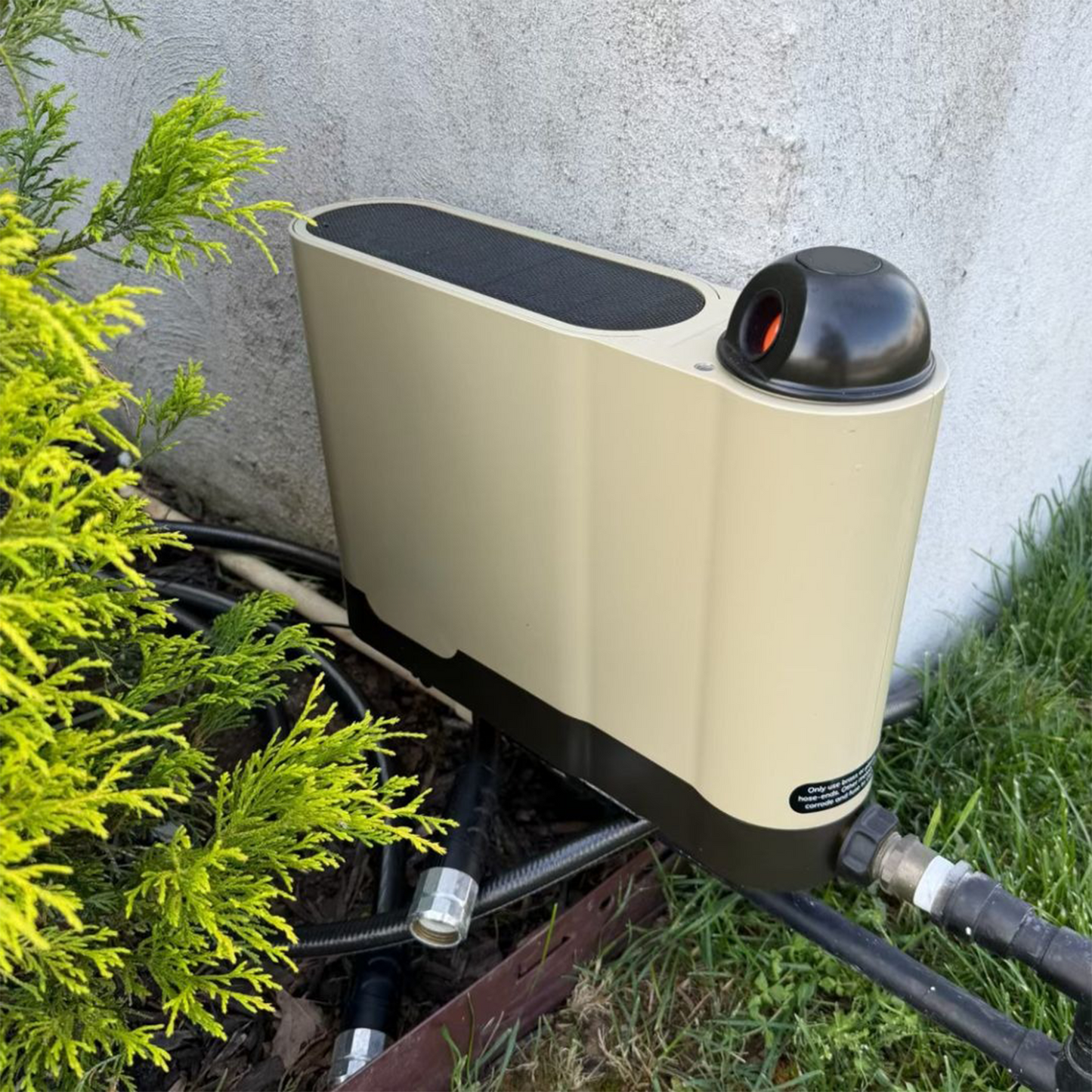 Smart Solar App-Controlled Lawn Sprinkler System with Weather Sensing Technology