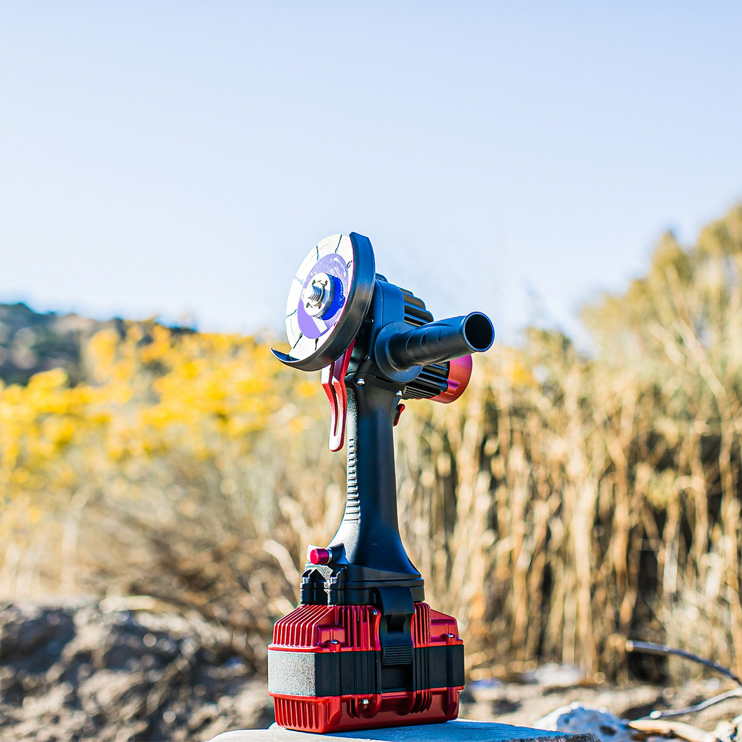 Waterproof Cordless Angle Grinder for Professional Underwater Work
