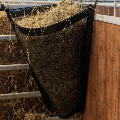Corner Hay Bag – Durable Slow-Feed Horse Hay Net for Stable Feeding