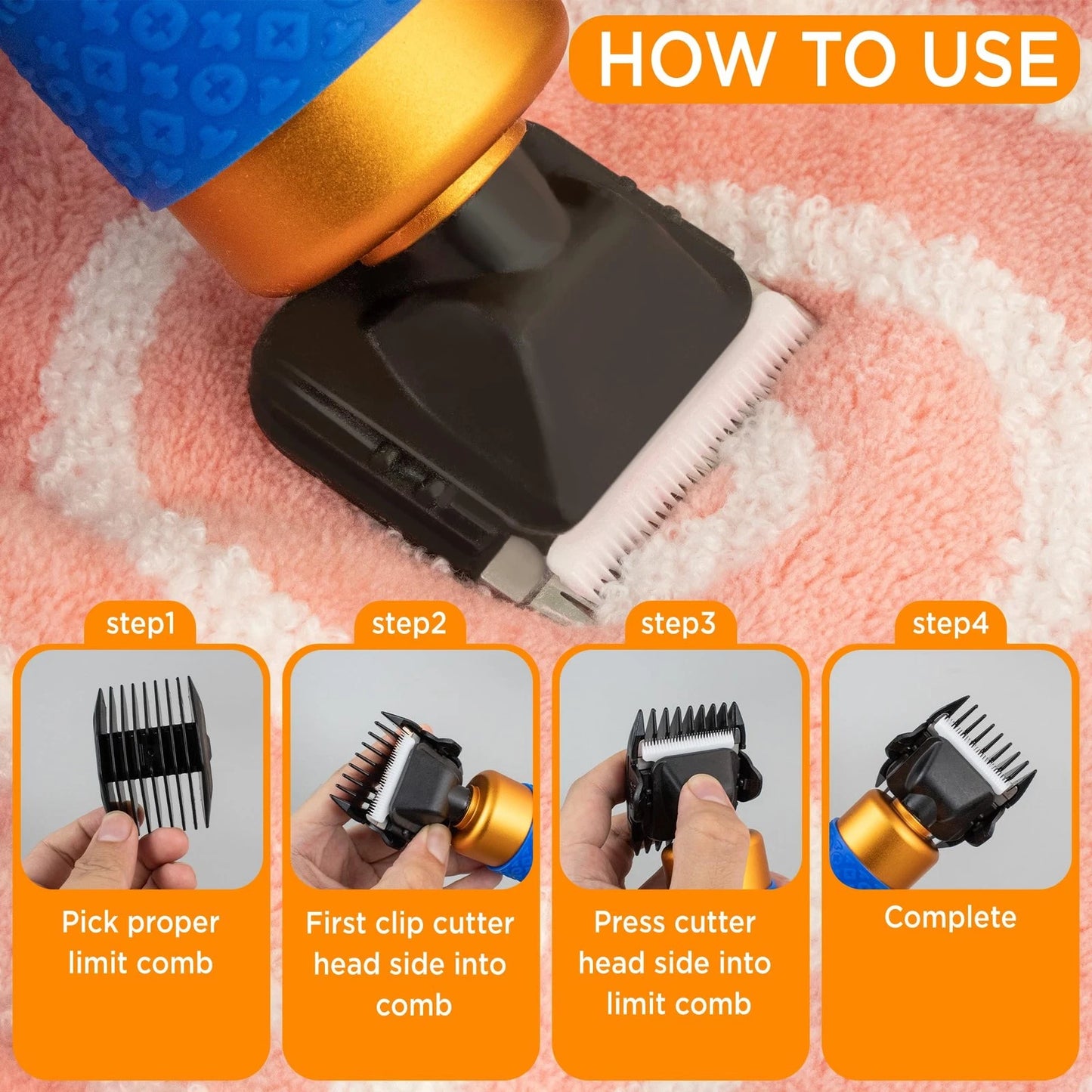 6‑SPEED TUFTING CARPET TRIMMER – 200W, 6000RPM, Ultra‑Low Noise