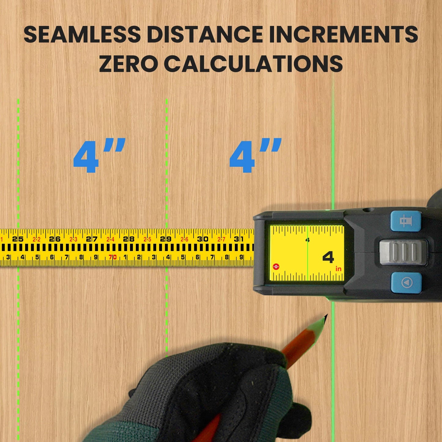 Measure, Record & Share Instantly – Bluetooth 3-in-1 Digital Tape Measure