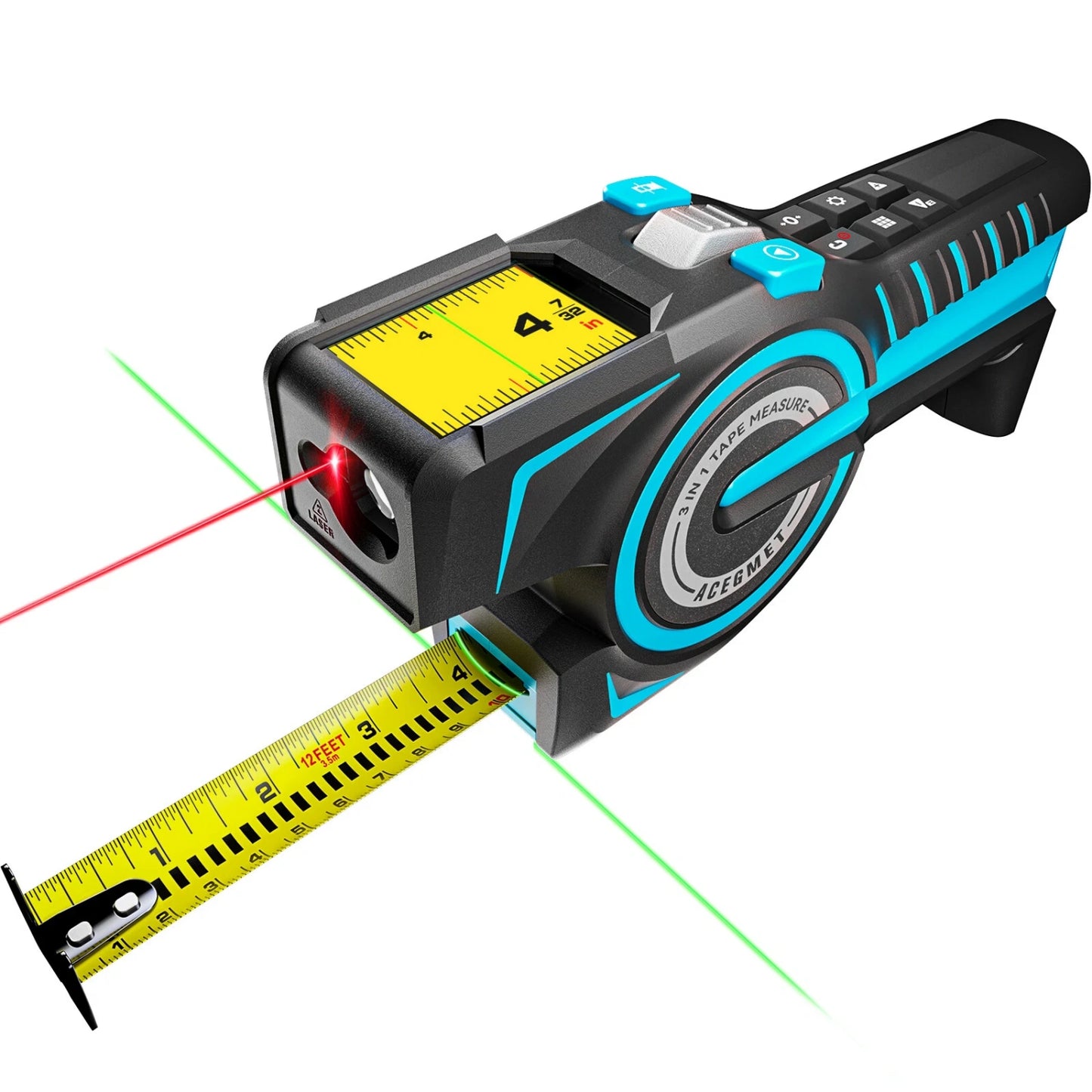 Measure, Record & Share Instantly – Bluetooth 3-in-1 Digital Tape Measure