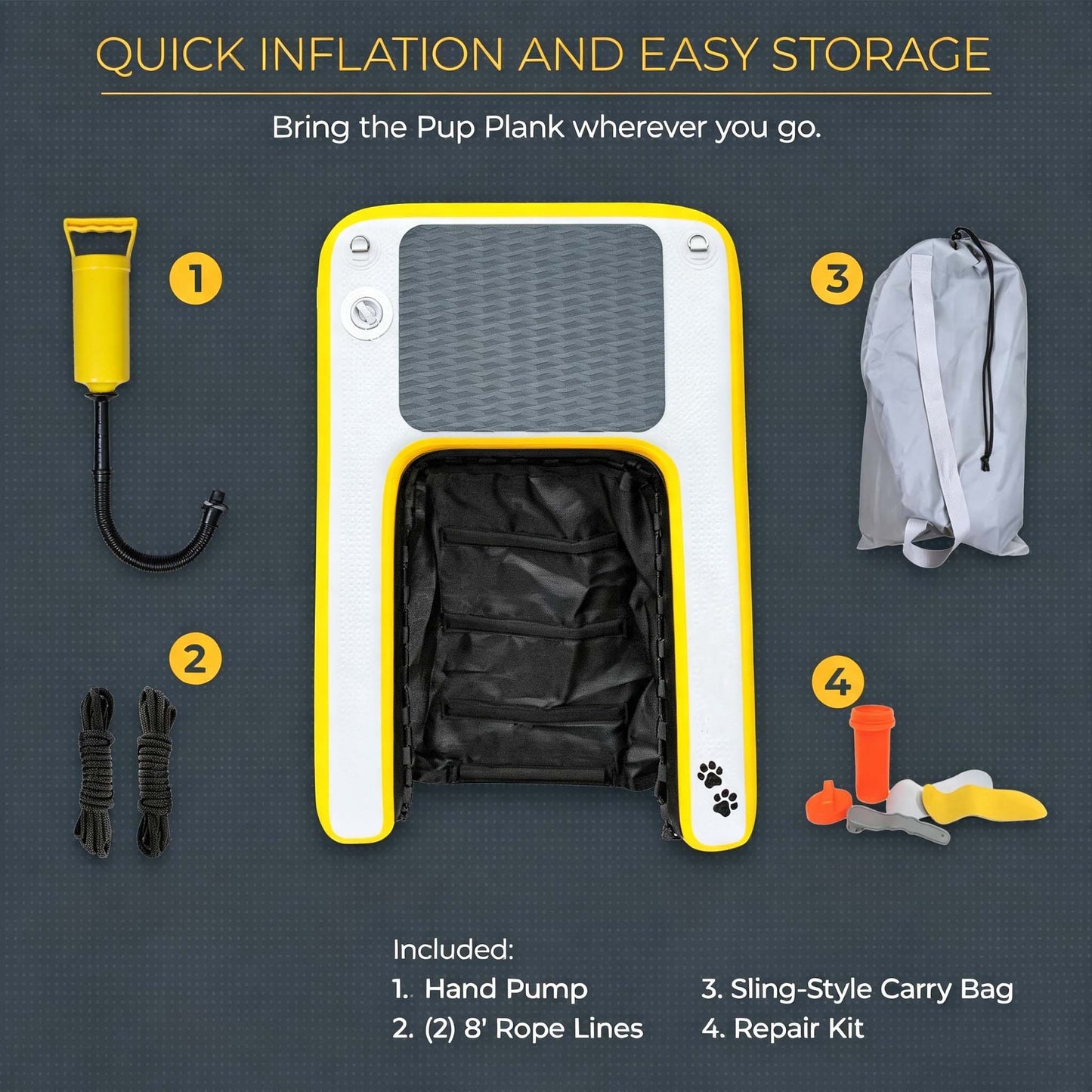 Inflatable Dog Water Access Ramp